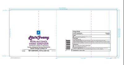 Lite n Foamy Non Alcohol Hand Sanitizer 18 oz.jpg 18oz Label - Lite n Foamy Non Alcohol Hand Sanitizer 18 oz